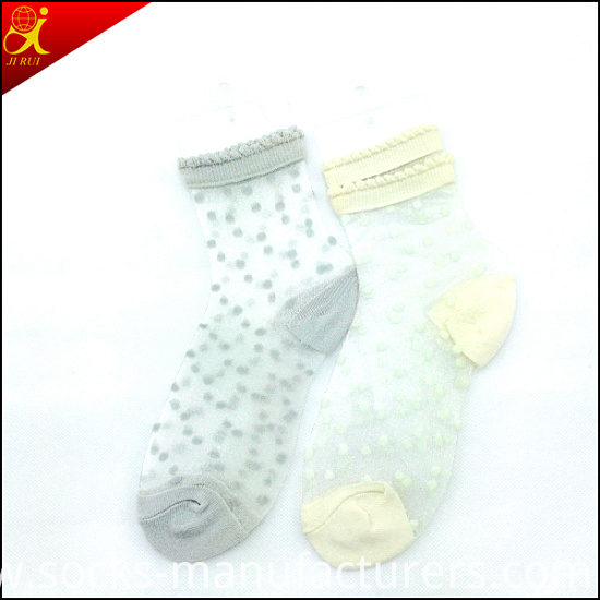 Women Summer Wear Thin Silk Sock